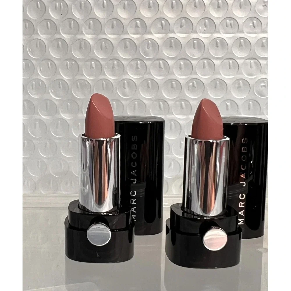Marc Jacobs Le Marc Lip Creme Lipstick CREAM AND SUGAR 284 (Set 2x) 0.05 oz New